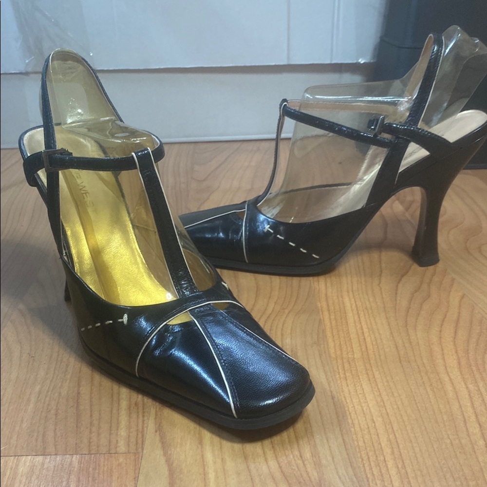 Nine West Black EIFFEL heels - Picture 2 of 5